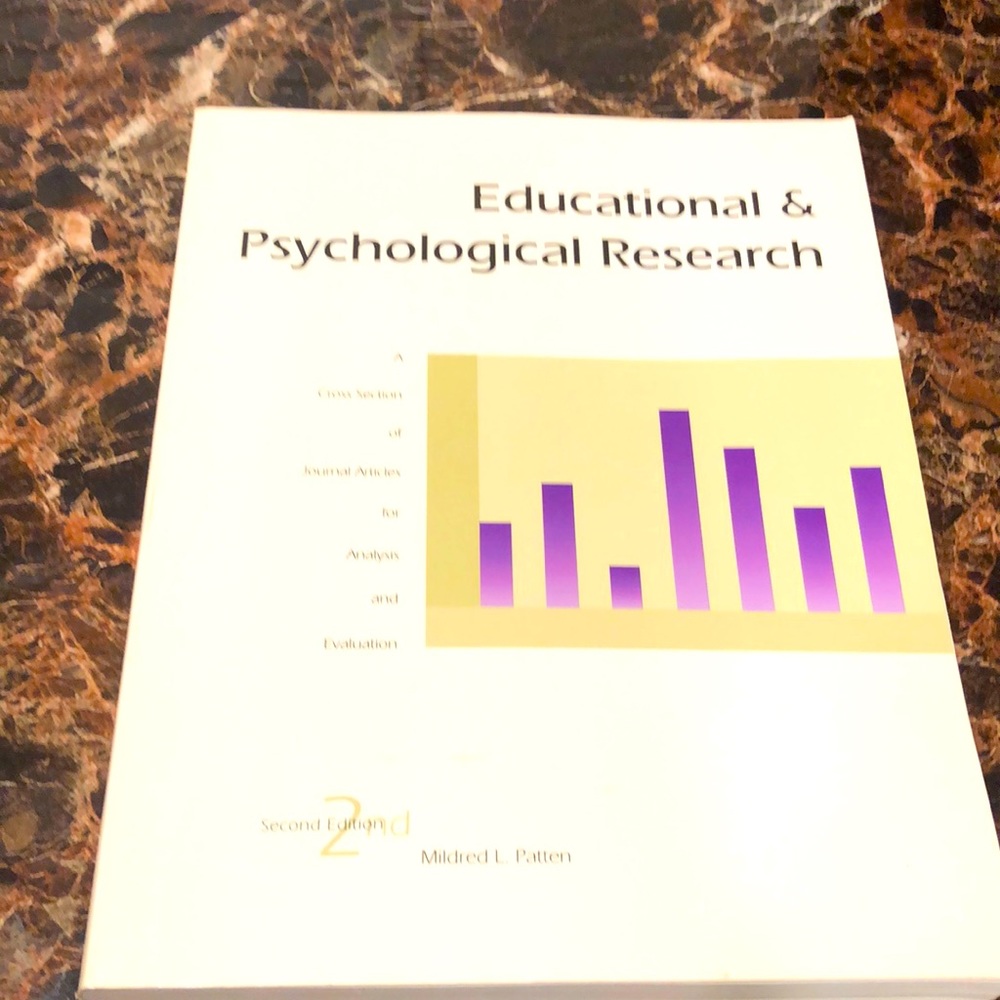 Educational and Psychological Research: A Cross-Section of Journal Articles